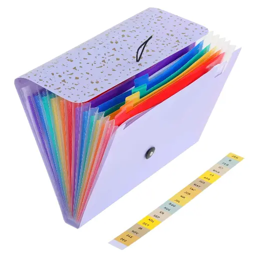 手風琴檔案管理器（13個口袋）